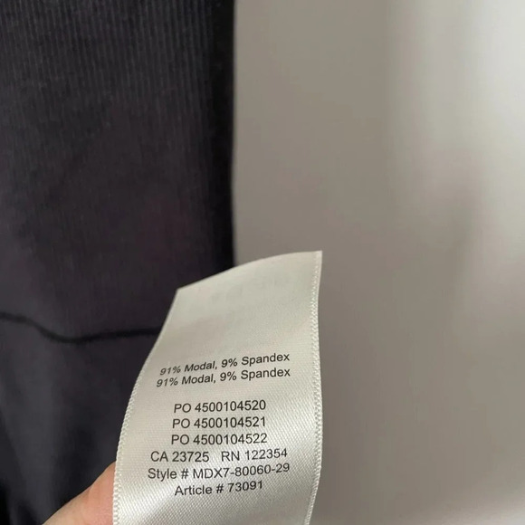 Aritzia Wilfred Free Addy Ribbed Knit Skinny Strap Mini Dress Black Sz Small - Picture 6 of 6